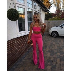 💖NWOT PRETTYLITTLETHING PINK TWO PIECE SET💖